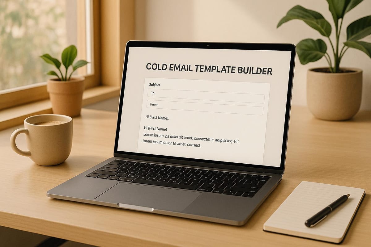 Cold Email Template Builder