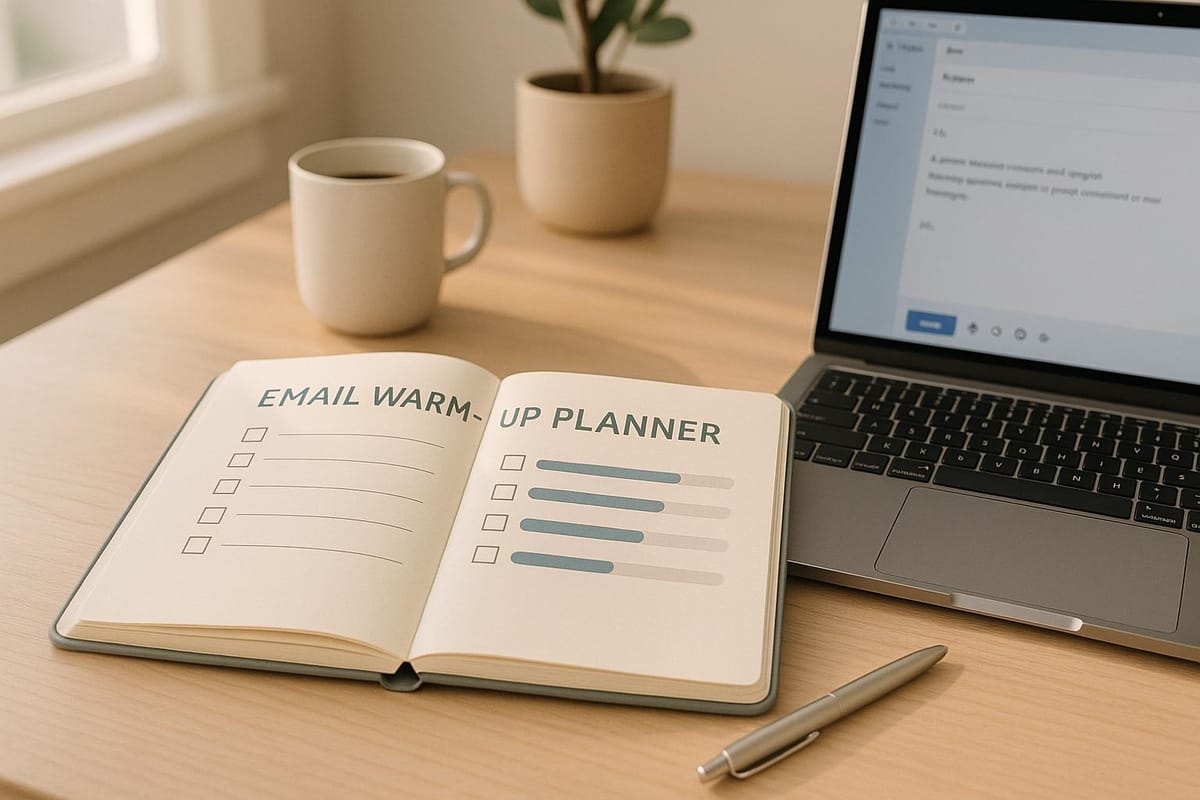 Email Warm-Up Planner