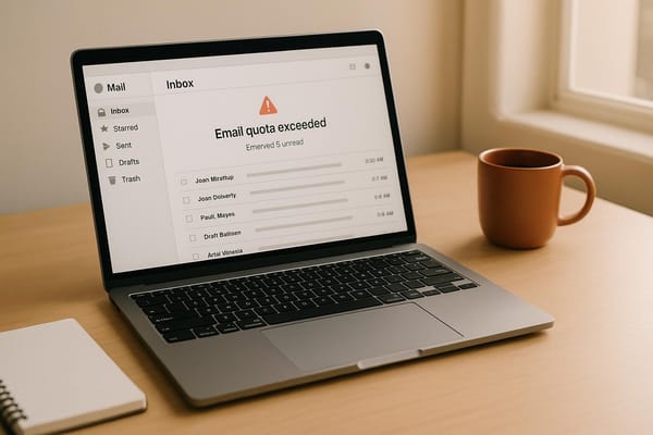 Fixing Email Quota Exceeded Errors